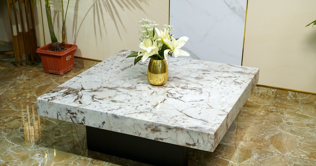 Centre table styled in a Jaipur living room | center table